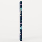 Coques Case-Mate iPhone Illustration du Motif spatial (Dos/Droite)