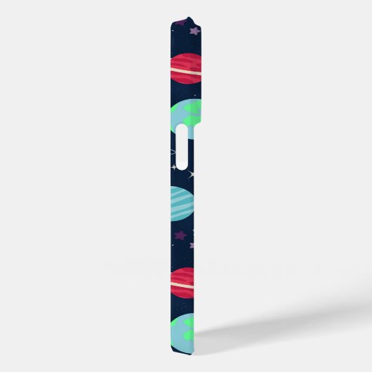 Coques Case-Mate iPhone Illustration du Motif spatial (Verso / Droite)