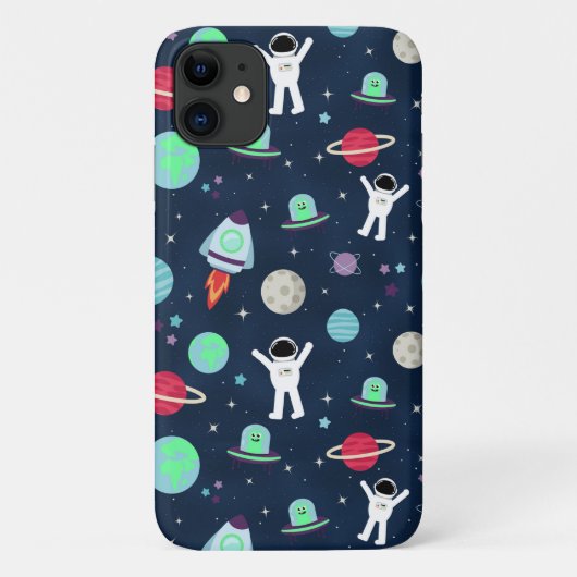 Coques Case-Mate iPhone Illustration du Motif spatial (Dos)