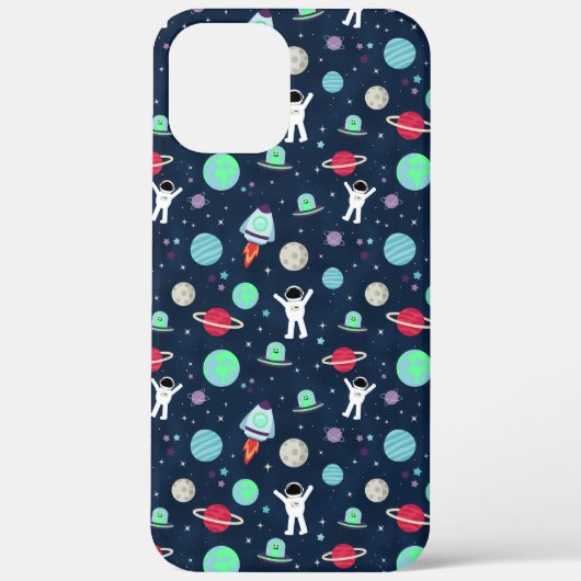 Coques Case-Mate iPhone Illustration du Motif spatial (Verso)