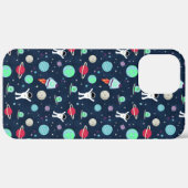 Coques Case-Mate iPhone Illustration du Motif spatial (Verso / Droite)