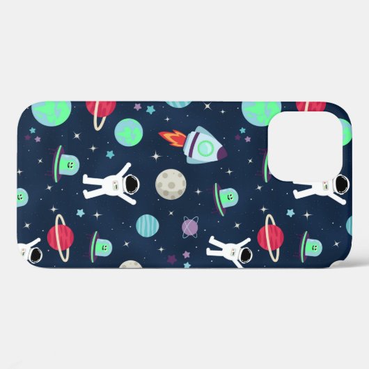 Coques Case-Mate iPhone Illustration du Motif spatial (Verso (horizontal))