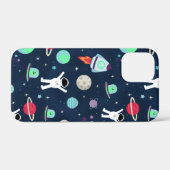 Coques Case-Mate iPhone Illustration du Motif spatial (Verso (horizontal))