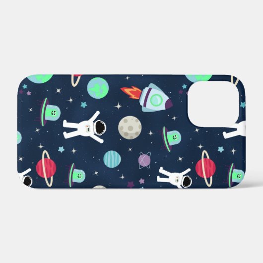 Coques Case-Mate iPhone Illustration du Motif spatial (Verso (horizontal))