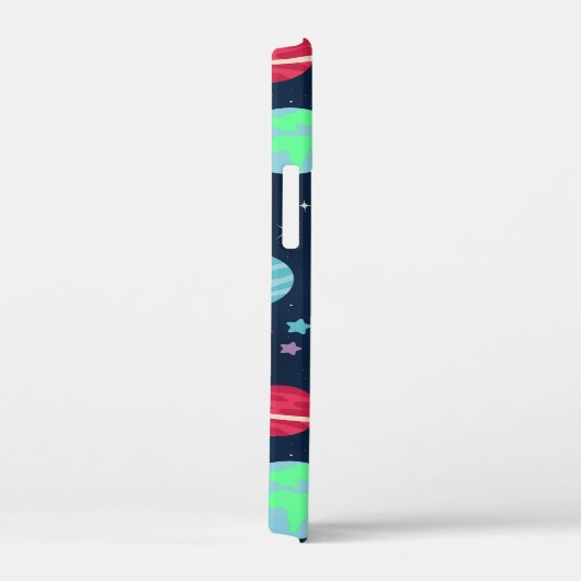 Coques Case-Mate iPhone Illustration du Motif spatial (Verso / Droite)