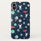 Coques Case-Mate iPhone Illustration du Motif spatial (Dos)