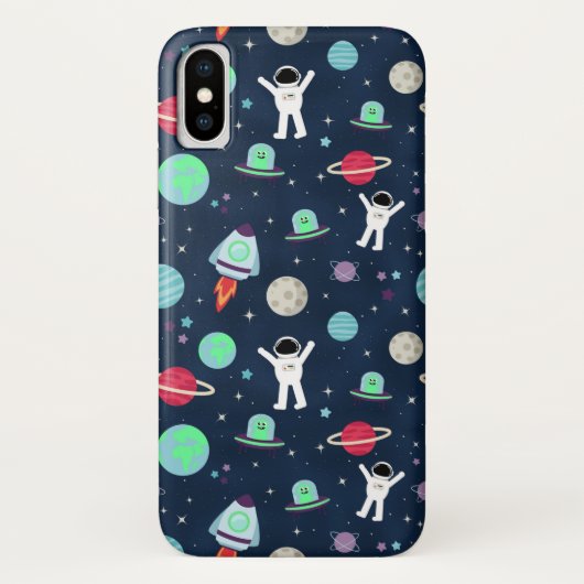 Coques Case-Mate iPhone Illustration du Motif spatial (Dos)