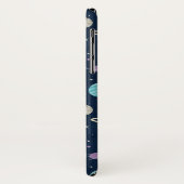 Coques Case-Mate iPhone Illustration du Motif spatial (Dos/Gauche)