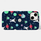 Coques Case-Mate iPhone Illustration du Motif spatial (Verso (horizontal))