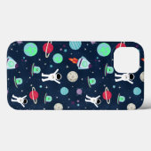 Coques Case-Mate iPhone Illustration du Motif spatial (Verso (horizontal))