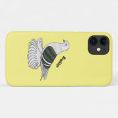 Coques Case-Mate iPhone Illustration du pigeon pigeon du Bouclier de Saxon (Dos (Horizontal))