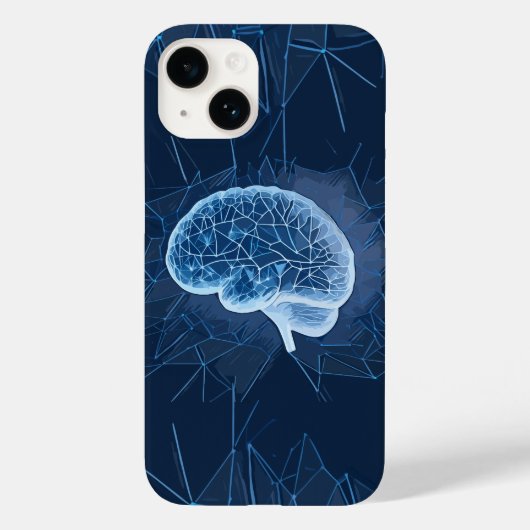 Coques Case-Mate iPhone Illustration du réseau cérébral - Réseau neuronal (Verso)