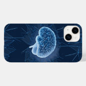 Coques Case-Mate iPhone Illustration du réseau cérébral - Réseau neuronal (Verso (horizontal))
