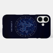 Coques Case-Mate iPhone Illustration du symbole Zodiac Capricorne (Verso (horizontal))