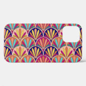 Coques Case-Mate iPhone Illustration du textile traditionnel indien (Verso (horizontal))
