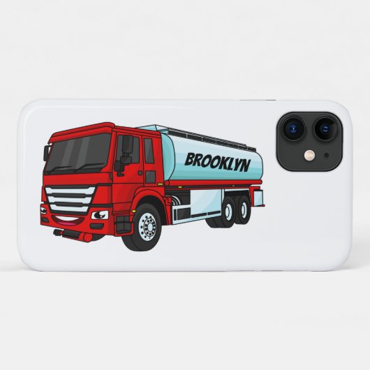 Coques Case-Mate iPhone Illustration du transport de carburant par camion- (Dos (Horizontal))