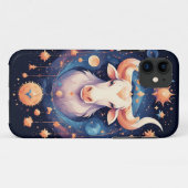 Coques Case-Mate iPhone Illustration du zodiaque du Taurus décoratif (Dos (Horizontal))