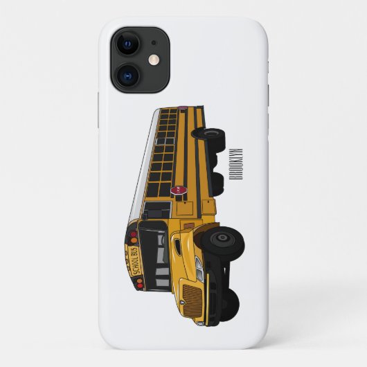 Coques Case-Mate iPhone Illustration d'un autobus scolaire (Dos)