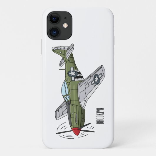 Coques Case-Mate iPhone Illustration d'un avion militaire (Dos)