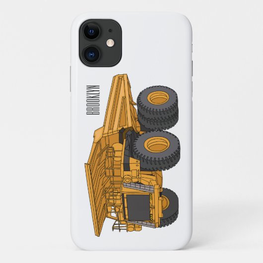 Coques Case-Mate iPhone Illustration d'un camion à grande échelle (Dos)