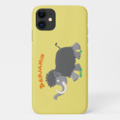Coques Case-Mate iPhone Illustration d'un mammouth laineux mou (Dos)