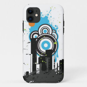 Coque Case-Mate Pour iPhone Illustration d'un paysage urbain sale
