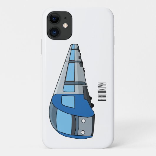 Coques Case-Mate iPhone Illustration d'un train électrique (Dos)