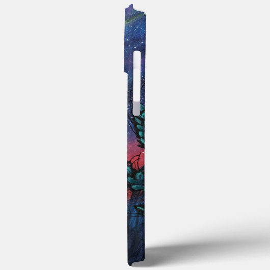 Coques Case-Mate iPhone Illustration d'une étoile de tir (Verso / Gauche)