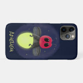 Coques Case-Mate iPhone Illustration d'une luciole à éclair mignon (Dos (Horizontal))