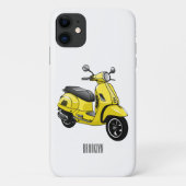 Coques Case-Mate iPhone Illustration d'une moto cyclable (Dos)
