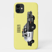 Coques Case-Mate iPhone Illustration d'une voiture de police (Dos)
