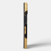 Coques Case-Mate iPhone Illustration élégante de libellule en or (Verso / Droite)