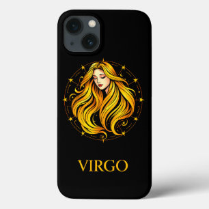 Case-Mate iPhone Case Illustration élégante du signe astrologique Vierge