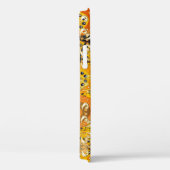 Coques Case-Mate iPhone Illustration en jaune, orange et marron. I (Verso / Droite)