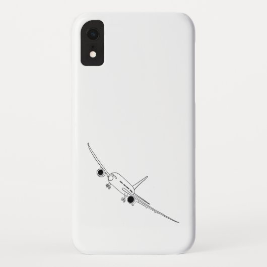 Coques Case-Mate iPhone Illustration encastrée dans l'avion (Dos)