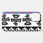 Coques Case-Mate iPhone Illustration ethnique des Amérindiens (Verso (horizontal))