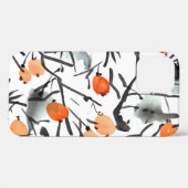 Coques Case-Mate iPhone Illustration Feuille des baies d'encre d'aquarelle (Verso (horizontal))