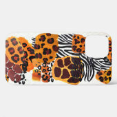 Coques Case-Mate iPhone Illustration Feuille vintage Aquarelle. (Verso (horizontal))