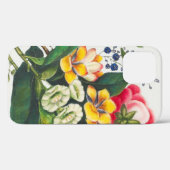 Coques Case-Mate iPhone Illustration Fleurs Botanique (Verso (horizontal))