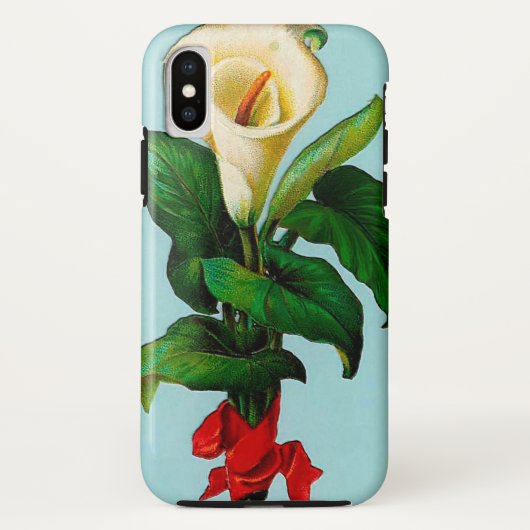 Coques Case-Mate iPhone Illustration florale vintage (Dos)