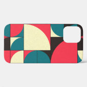 Coques Case-Mate iPhone Illustration géométrique et informatique Abstraite (Verso (horizontal))
