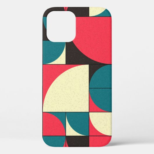 Coques Case-Mate iPhone Illustration géométrique et informatique Abstraite (Verso)