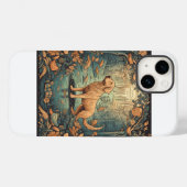 Coques Case-Mate iPhone Illustration Golden retriever (Verso (horizontal))