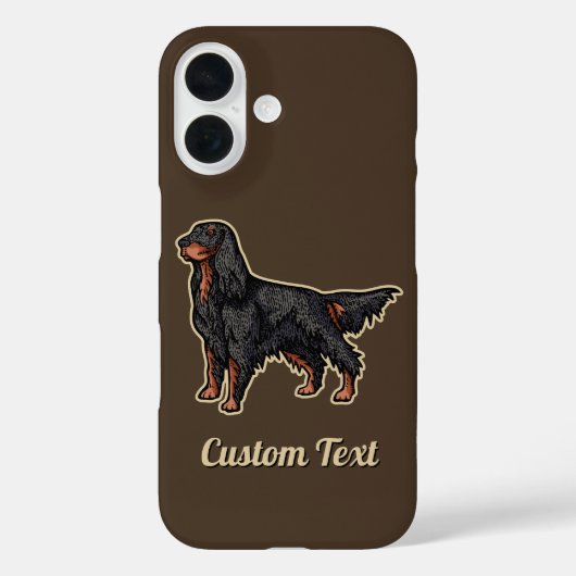 Coques Case-Mate iPhone Illustration Gordon Setter (Verso)
