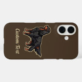 Coques Case-Mate iPhone Illustration Gordon Setter (Verso (horizontal))