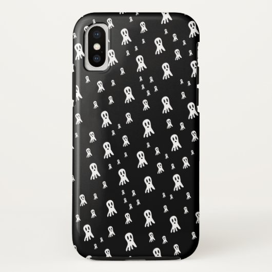 Coques Case-Mate iPhone Illustration gothique de fantôme effrayant (Dos)