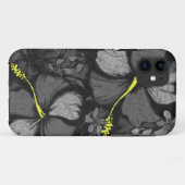 Coques Case-Mate iPhone Illustration hawaïenne de roche de lave de ketmie (Dos (Horizontal))