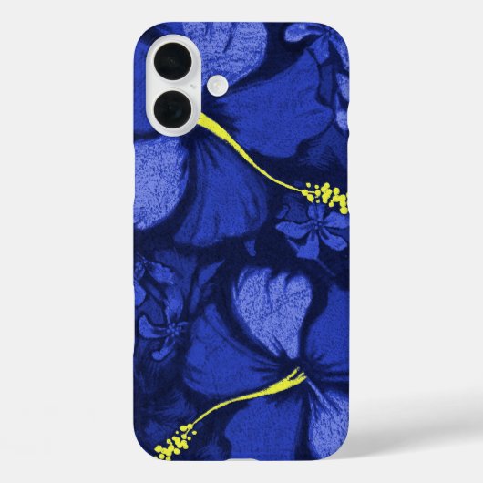 Coques Case-Mate iPhone Illustration hawaïenne de roche de lave de ketmie (Verso)