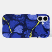 Coques Case-Mate iPhone Illustration hawaïenne de roche de lave de ketmie (Verso (horizontal))