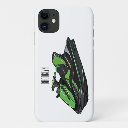 Coques Case-Mate iPhone Illustration Jet ski (Dos)